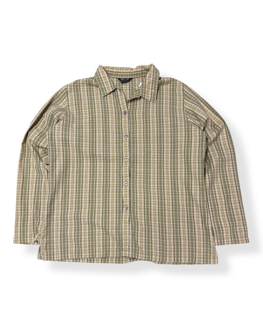 Vintage Womens Wool Rich Button Up