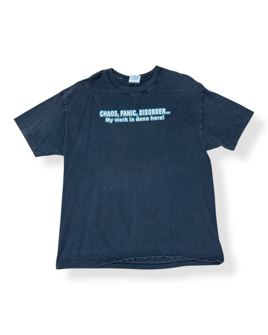 Vintage "Chaos, Panic, Disorder" T-shirt