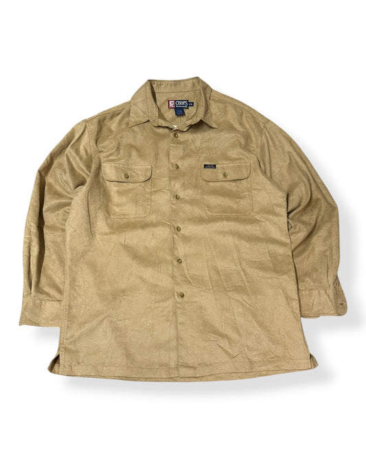 Vintage Chaps RL Suede Button Up