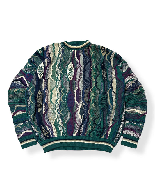 Vintage Cotton Traders Coogi Style Knit Sweater