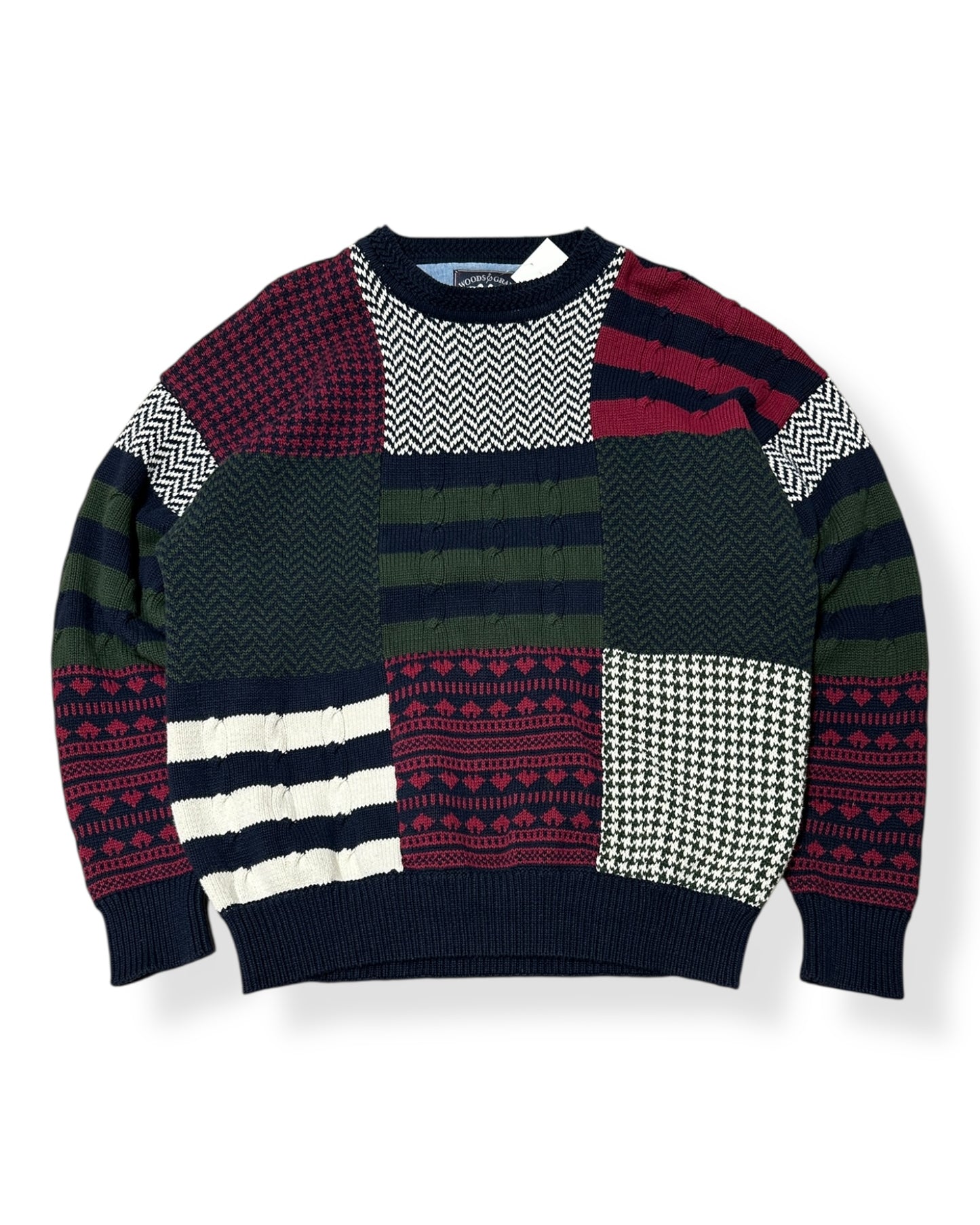Vintage Woods & Gray Knit Sweater