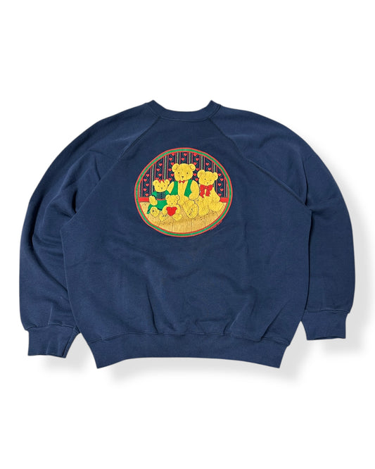 Vintage Teddy Bear Family Crewneck