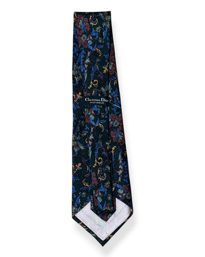 Vintage Christian Dior Floral Necktie