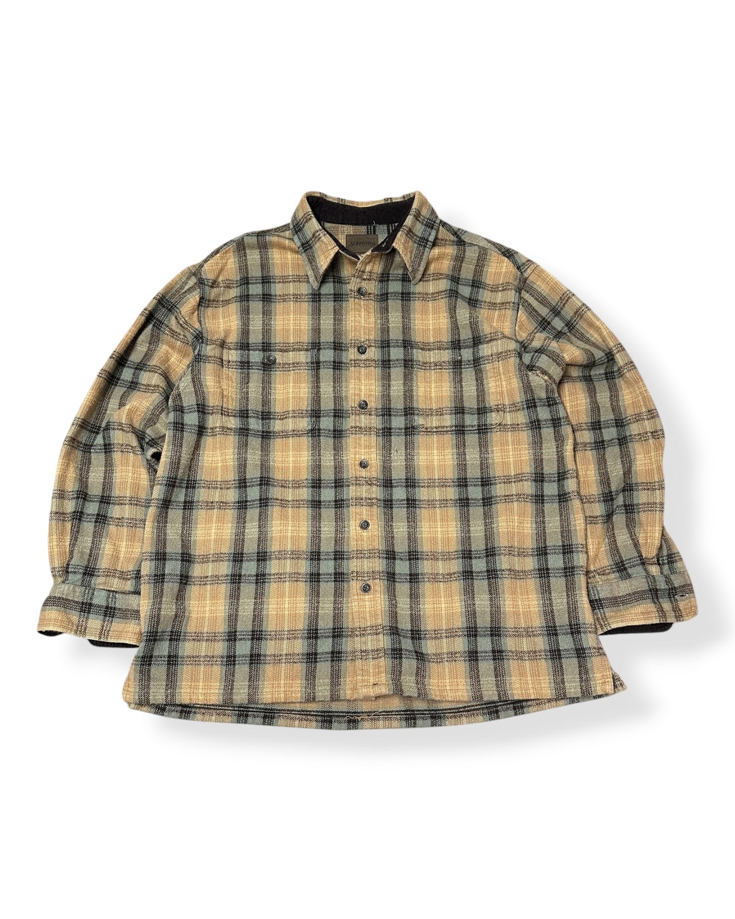 Vintage St. Johns Bay Plaid Button Up