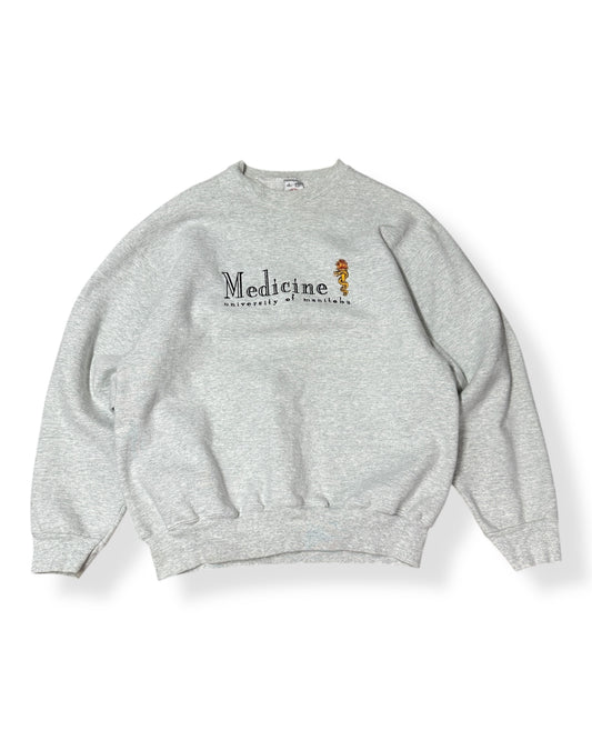 Vintage Medicine University of Manitoba Crewneck
