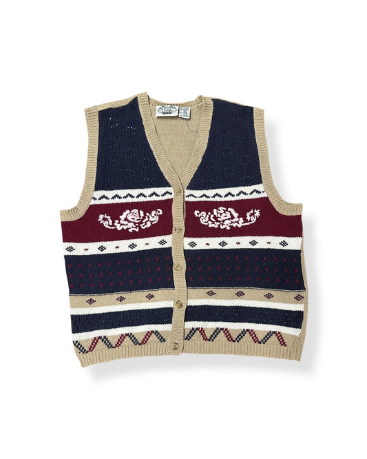 Vintage The Villager Sport Knit Vest