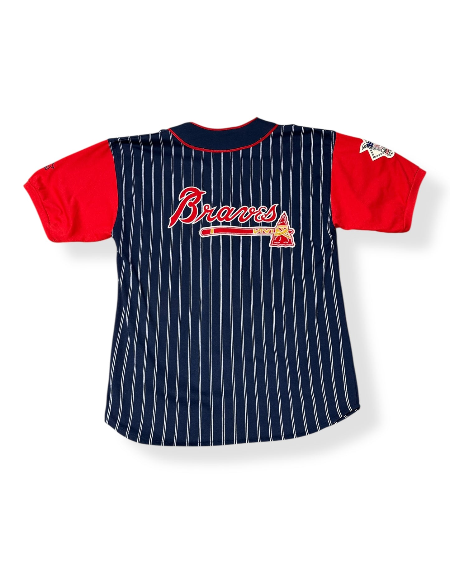 Vintage Starter Atlanta Braves Pinstripe Jersey