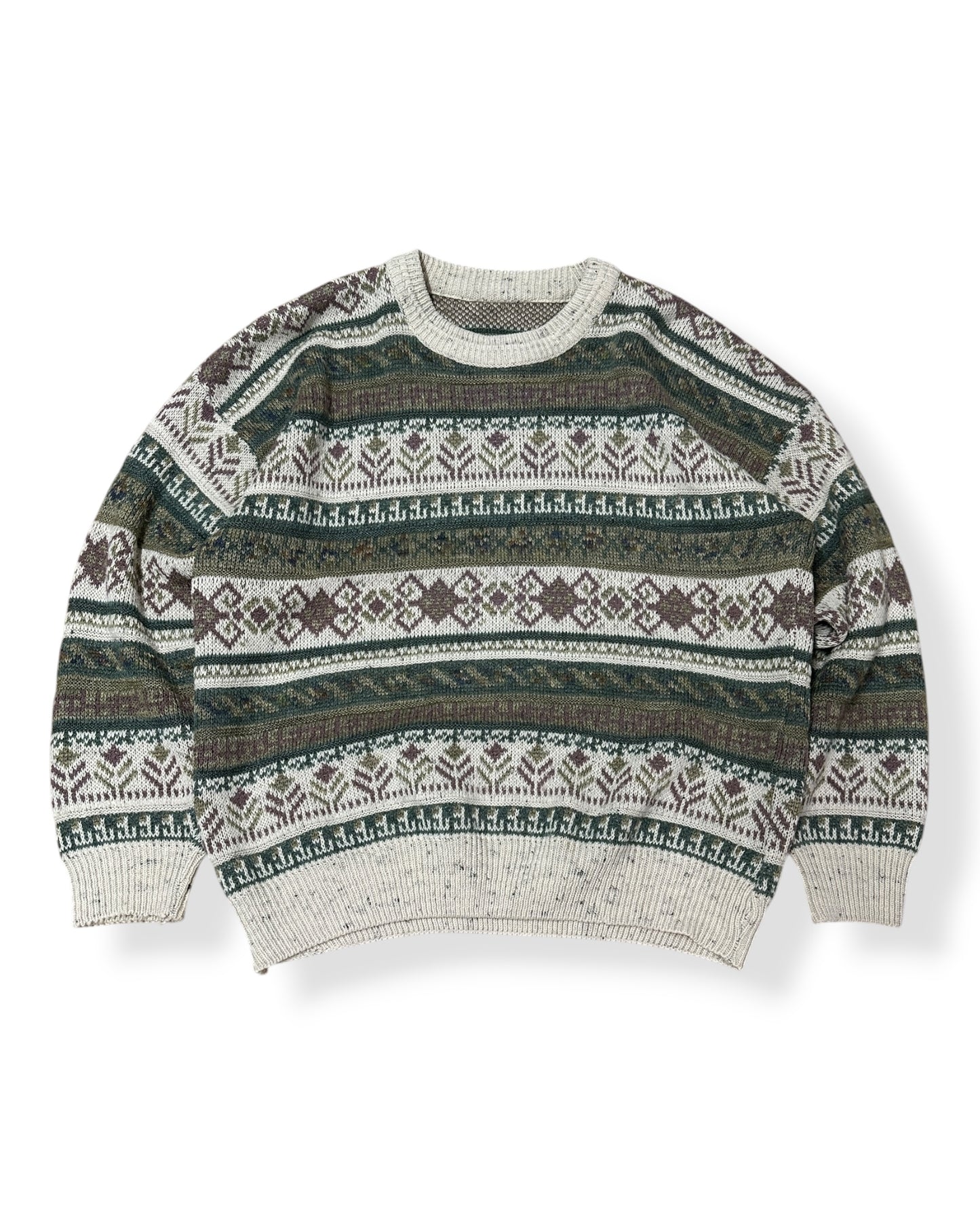 Vintage No Tag Flower Sweater
