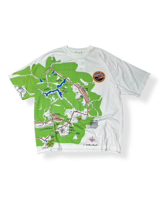 2001 National Scout Jamboree Map T-shirt