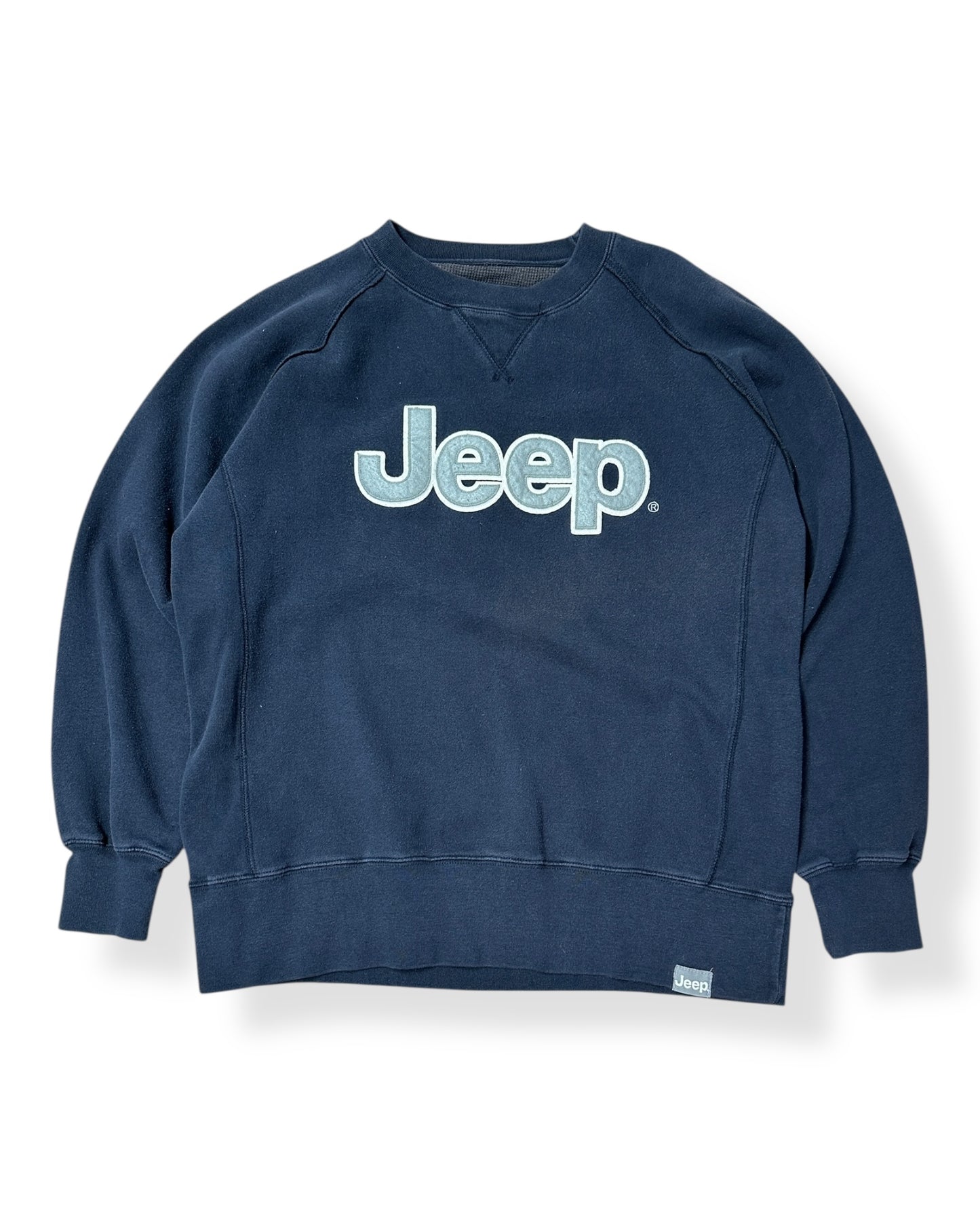 Jeep Stitched Spellout Crewneck