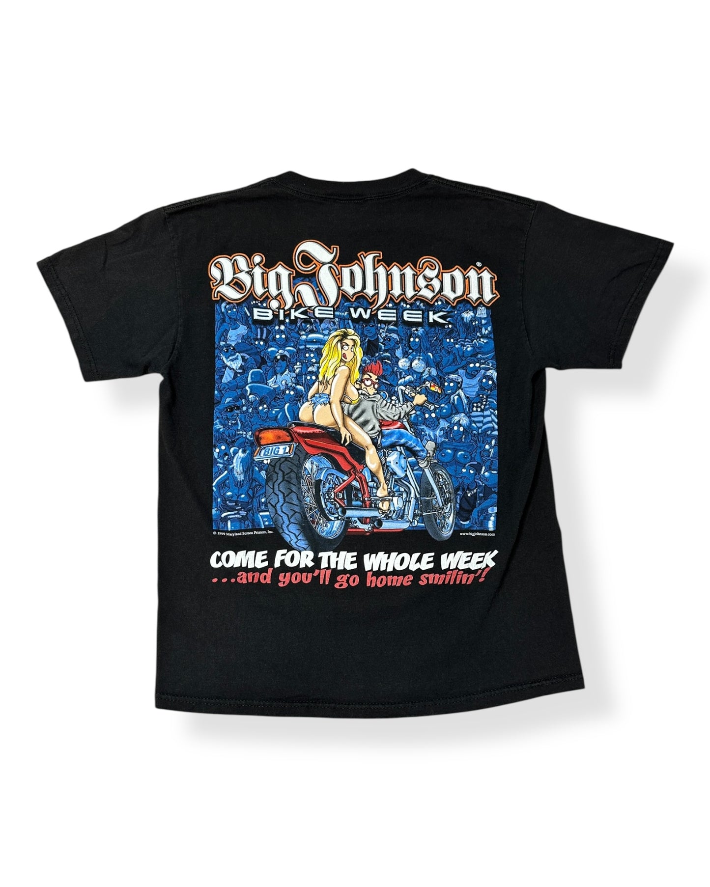 Vintage Big Johnson Bike Week Mullet T-shirt