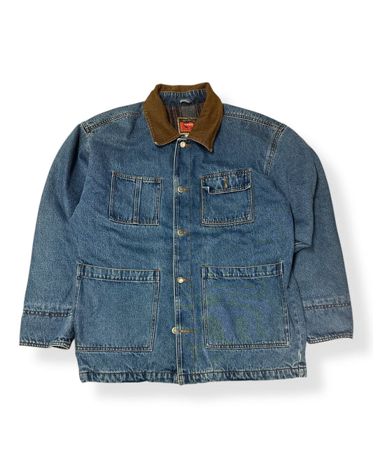 Vintage Wrangler Blanket Lined Denim Barn Jacket