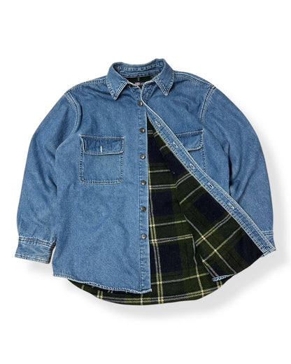 Vintage Faded Glory Lined Denim Jacket