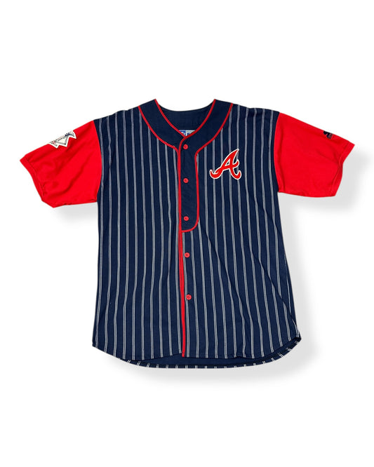 Vintage Starter Atlanta Braves Pinstripe Jersey