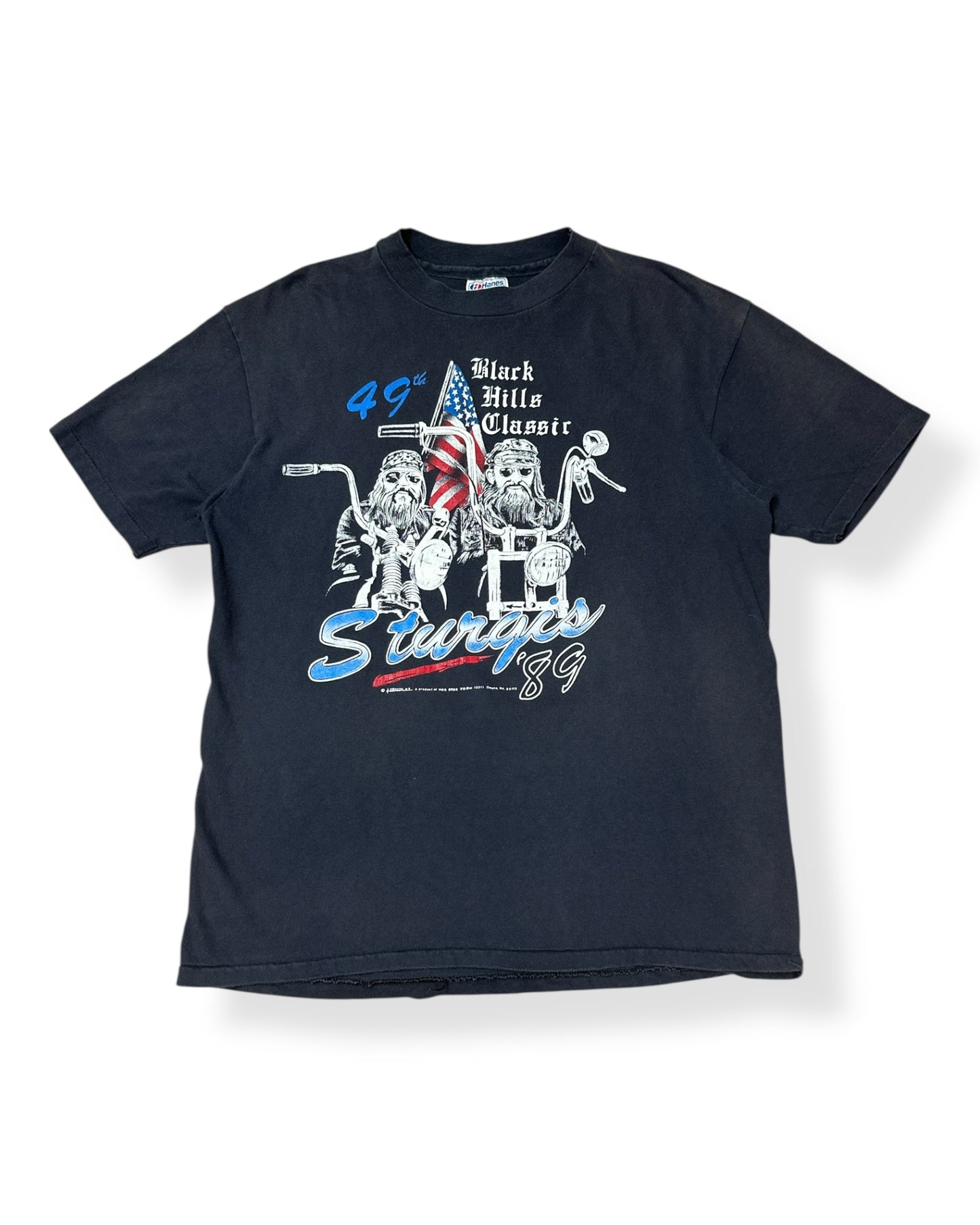 Vintage 1989 49th Sturgis Black Hills Classic T-shirt