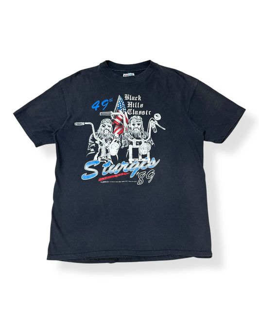 Vintage 1989 49th Sturgis Black Hills Classic T-shirt