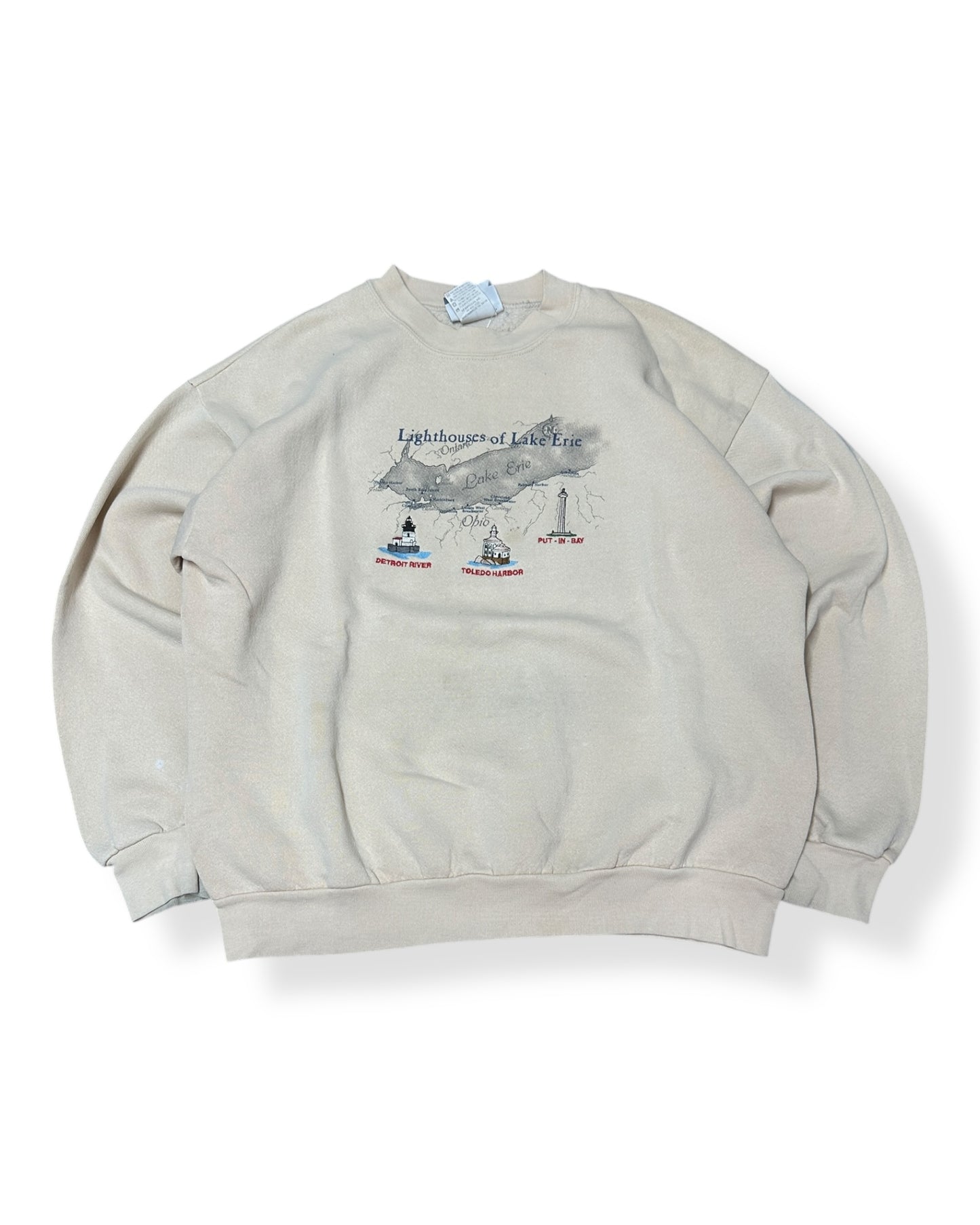 Vintage Lights of Lake Erie Crewneck