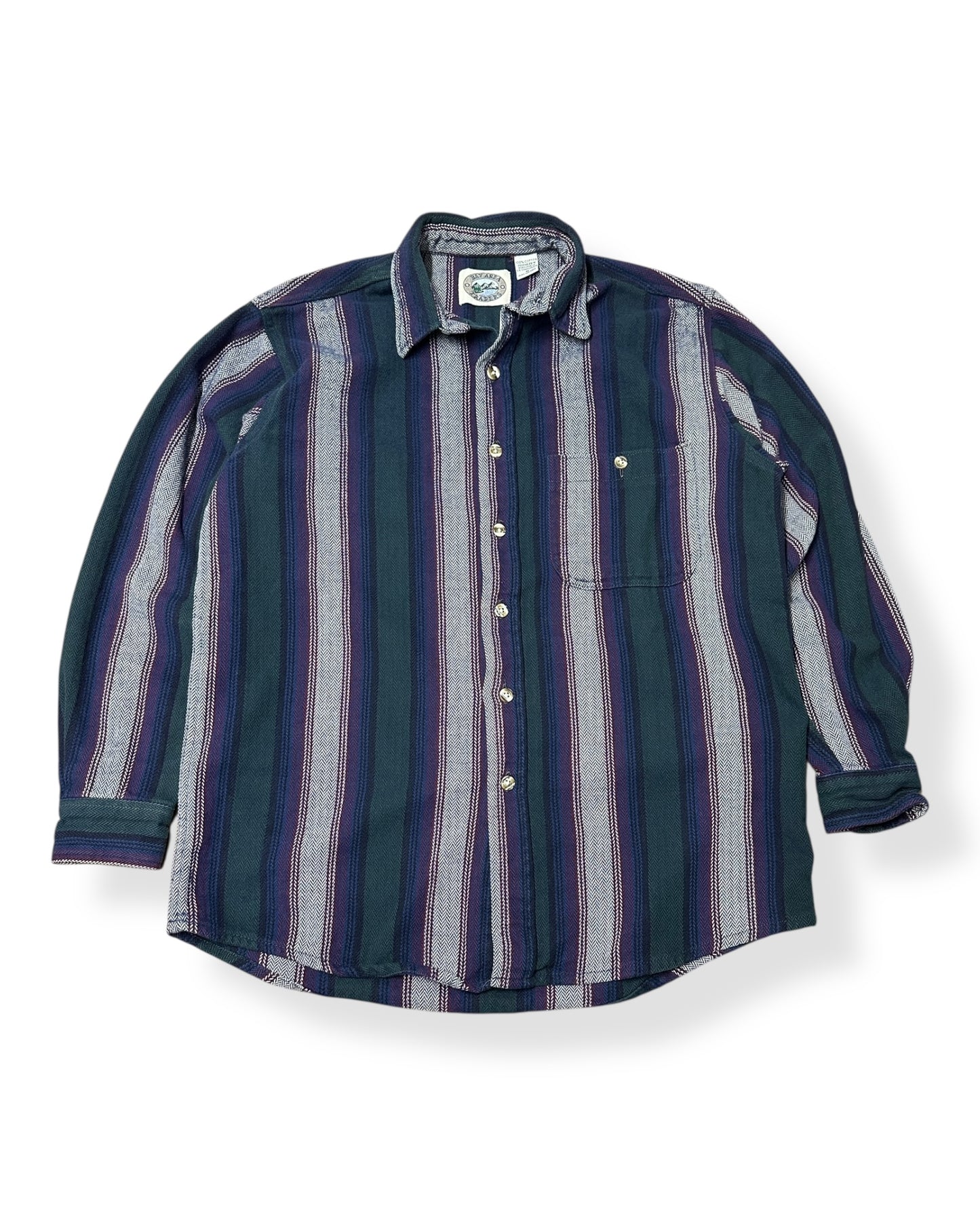 Vintage Bay Area Trader Button Up