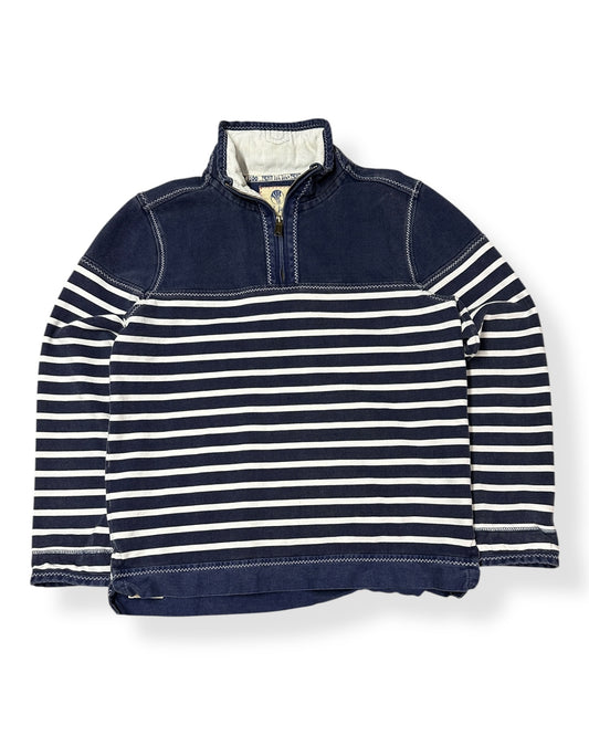 Fat Face Striped 1/4 Crewneck
