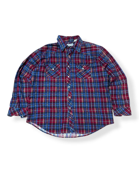 Vintage Eagle Crest Western Flannel