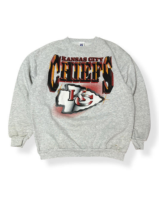 Vintage  90s Kansas City Chiefs Logo 7 Crewneck (As Is)