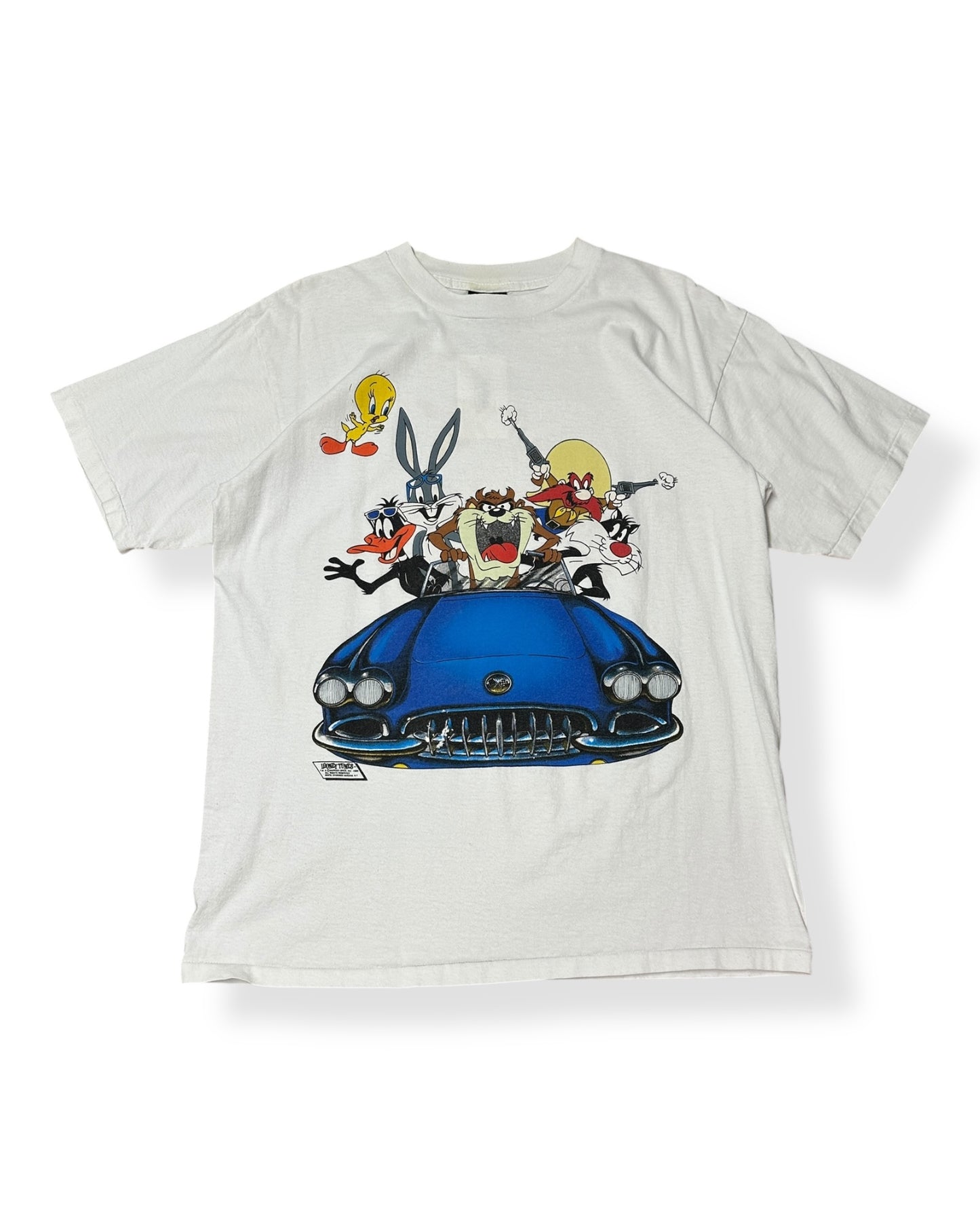 Vintage Looney Tunes Driving in a Car T-shirt