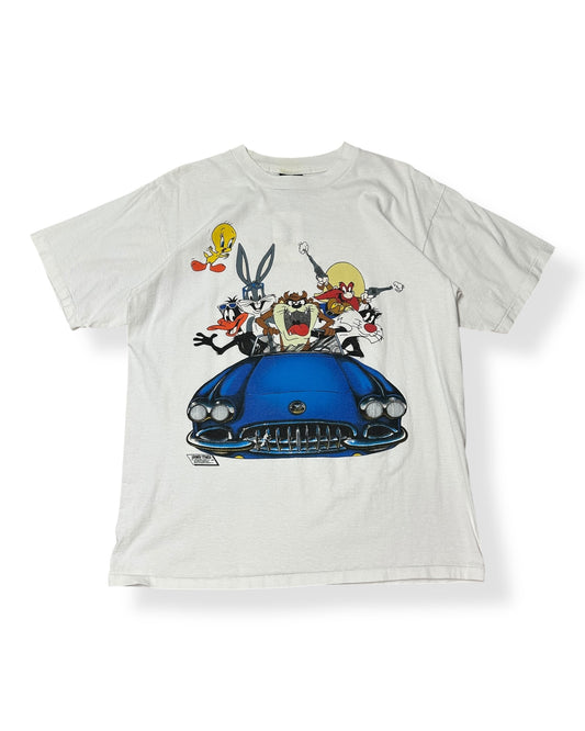 Vintage Looney Tunes Driving in a Car T-shirt