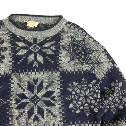 Vintage Rose Knit Sweater