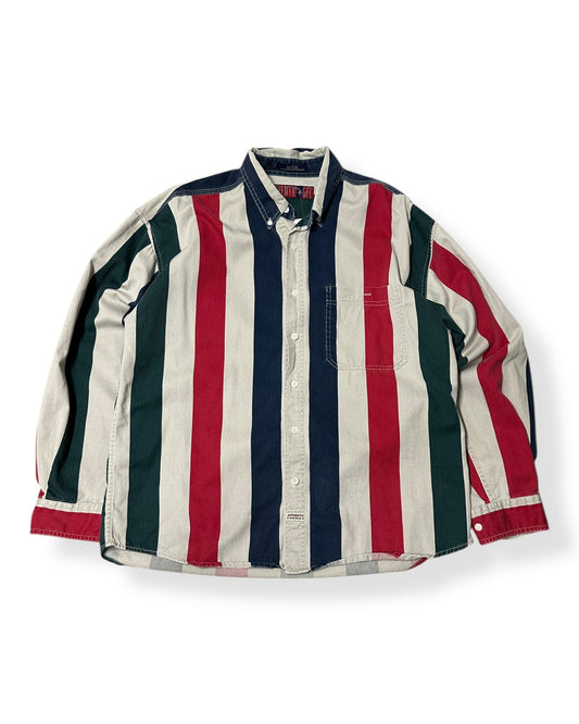 Vintage GFC Stripe Button Up