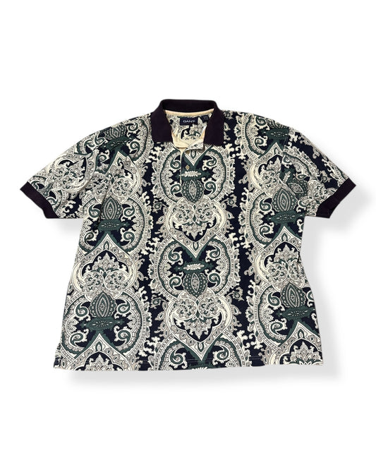 Vintage Gant Paisley Collared T-shirt