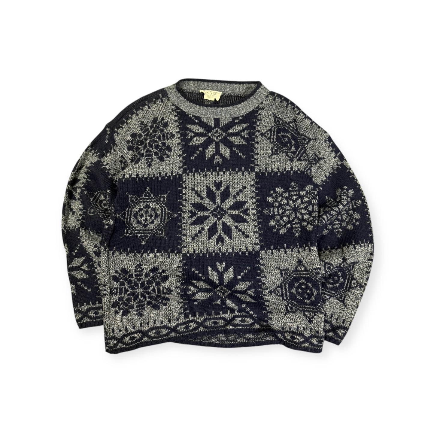 Vintage Rose Knit Sweater