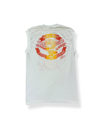 Vintage 1987 Dragon Black Hills Cycle Classic Tank Top