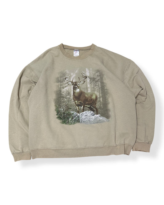 Vintage Deer Graphic Crewneck