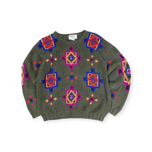 Vintaeg Izod Hand Knit Vest