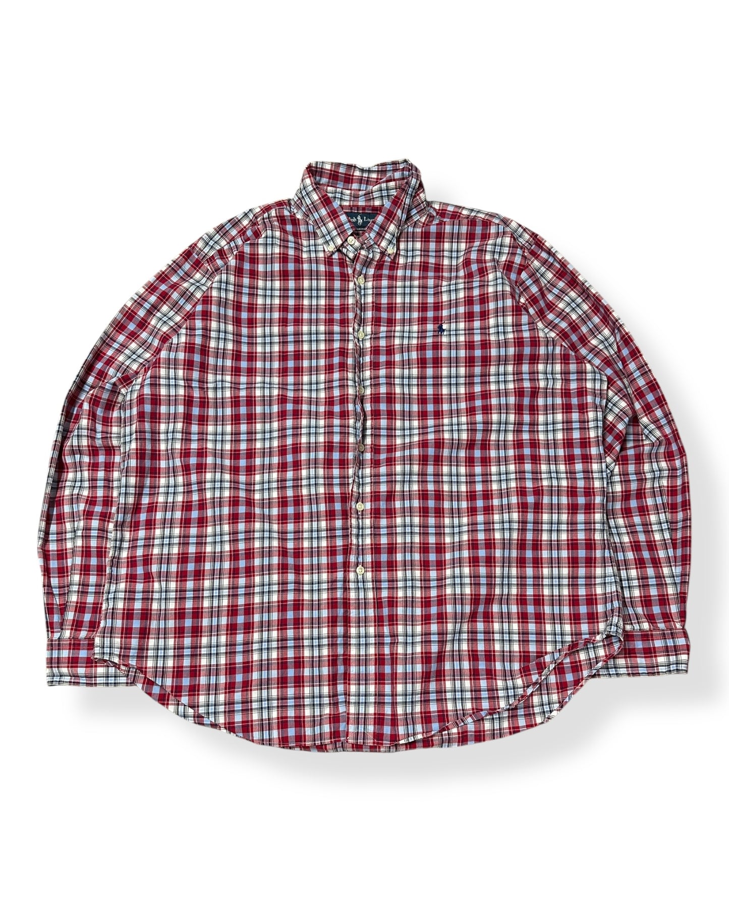 Vintage Polo Plaid Button Up