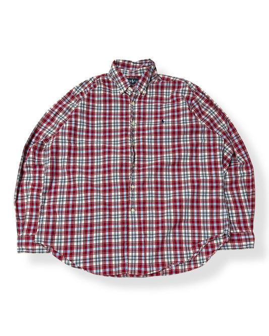 Vintage Polo Plaid Button Up