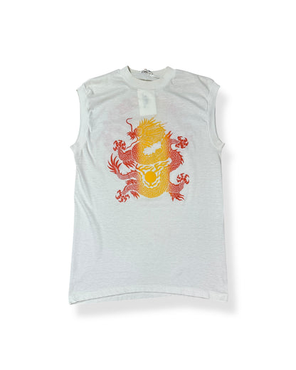 Vintage 1987 Dragon Black Hills Cycle Classic Tank Top