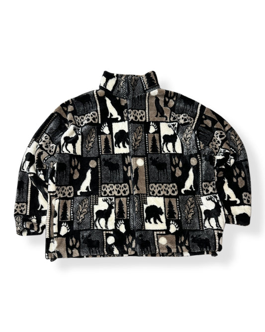 Vintage Sherpa Wildlife Light Jacket