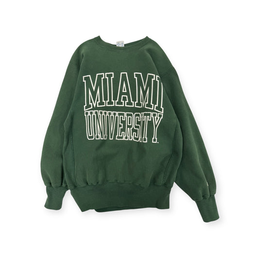 90s Champion Reverse Weave Miami University Crewneck Size XL
