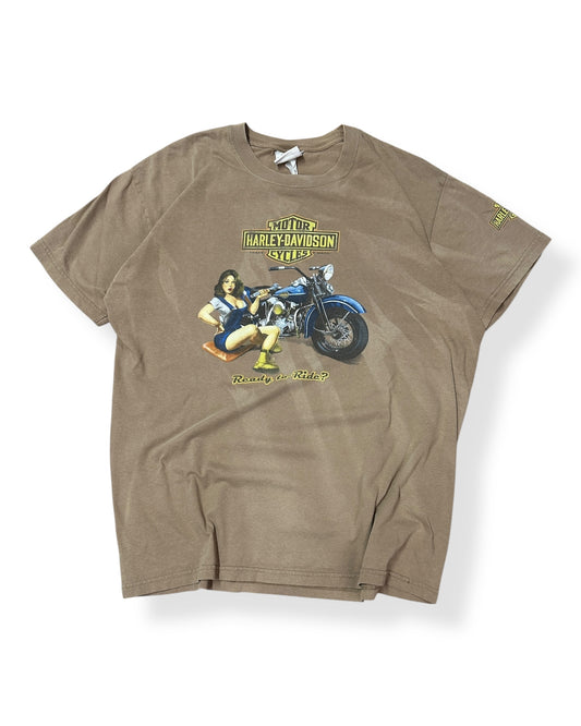 Harley Davidson Duluth  Lady "Are you ready?" MN, T-shirt