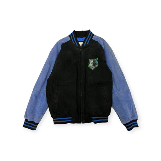 Vintage G-lll Minnesota Timberwolves Suede Jacket Size XL