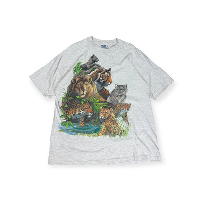 Vintage Big Cats Graphic T-shirt