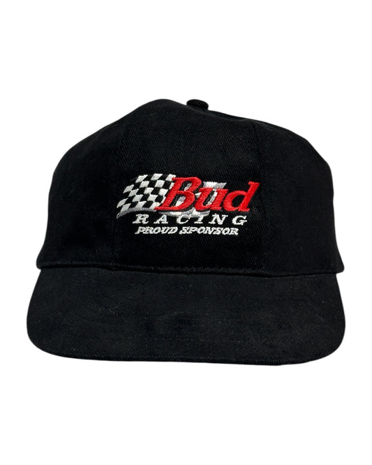 Vintage Bud Checkered Flag Racing Hat