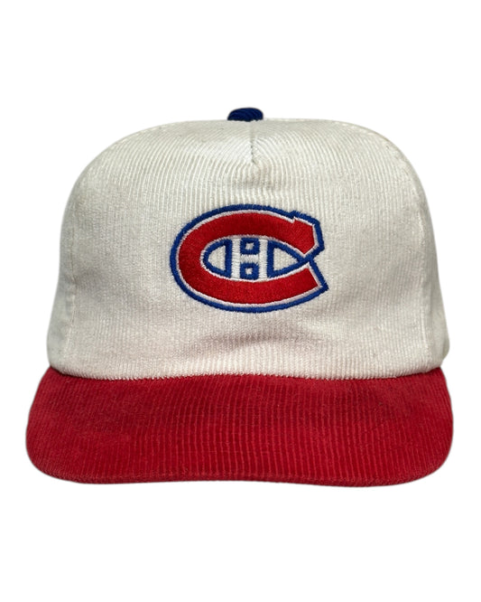 Vintage Montreal Canadiens Curdoroy Hat