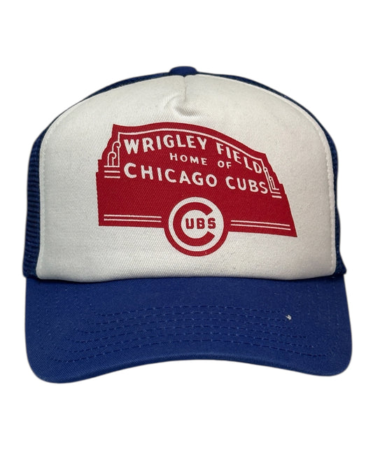 Vintage Chicago Cubs Wrigley Fields Trucker Hat