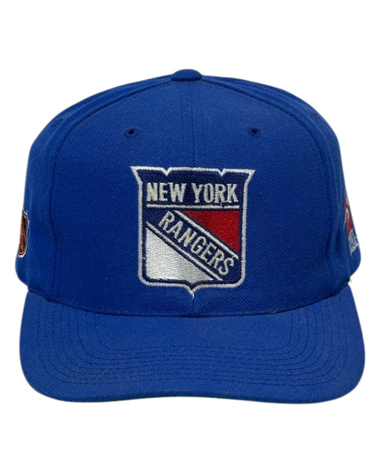 New York Rangers Plain LOGO SS Wool Hat